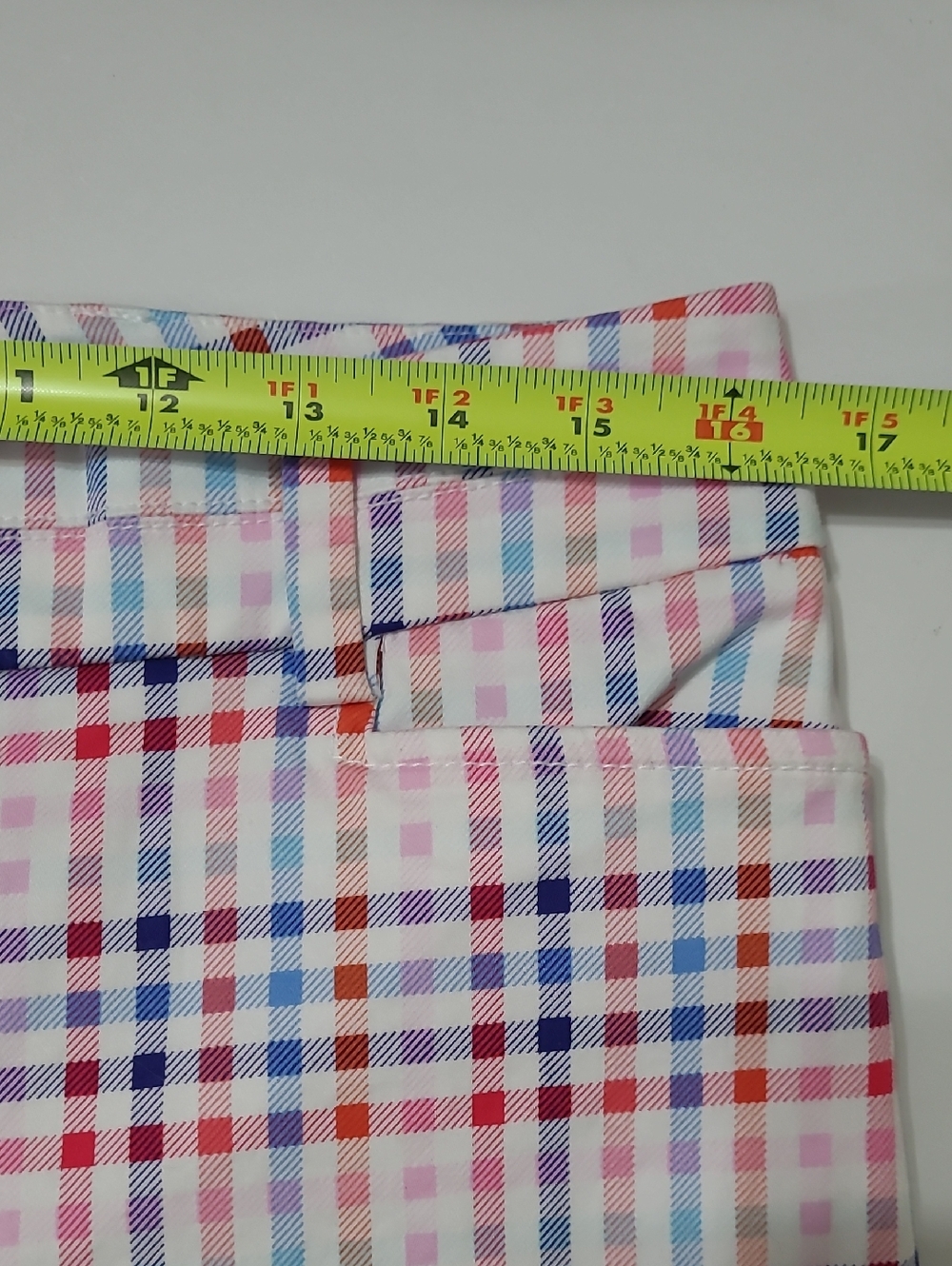 7th Avenue Design Studio Colorful Plaid Checked Cropped Pants size 10 - Picture 4 of 8